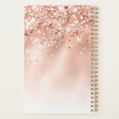 Parties scintillant Peach Rose or Monogramme (Dos)