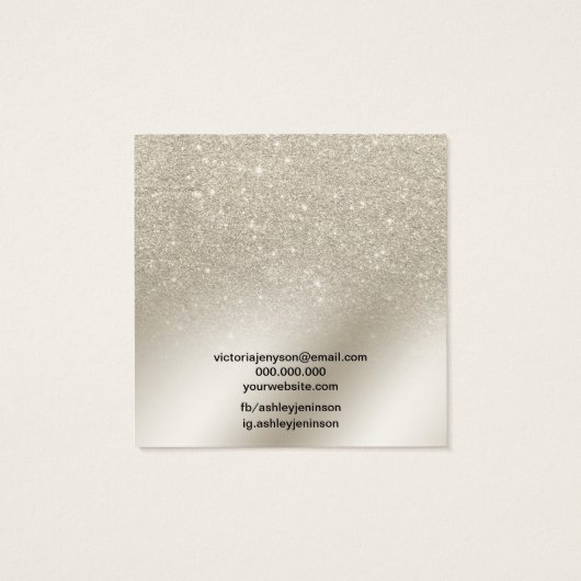 parties scintillant perle collier d'ivoire étalon  (Dos)