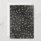 Parties scintillant Photo 50e Anniversaire Carte D (Dos)