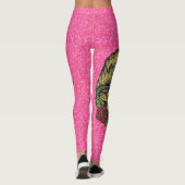 Parties scintillant Pink Unicorn Leggings (Dos)