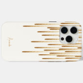 Parties scintillant pluie Coque-Mate coque iphone (Verso (horizontal))