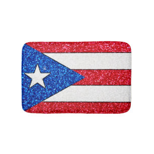 Parties scintillant Porto Rico petit tapis de bain