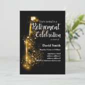 Parties scintillant Retraite Invitation à célébrer (Debout devant)