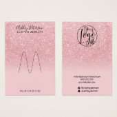 Parties scintillant rose arc-en-ciel présentoir de (Devant & derrière)