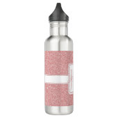 Parties scintillant rose Bouteille d'eau personnal (Gauche)