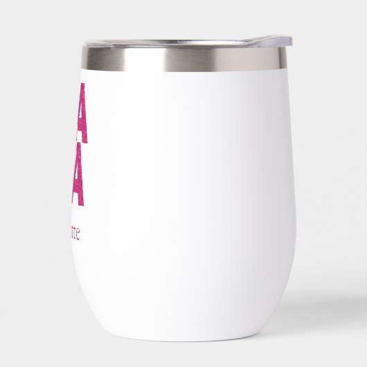 Parties scintillant rose Bow MAMA Coquette Mère es (Gauche)