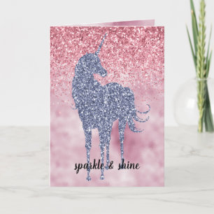 Parties scintillant rose brillant violet Unicorne