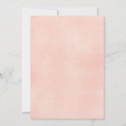 Parties scintillant rose cerf Invitation d'anniver (Dos)