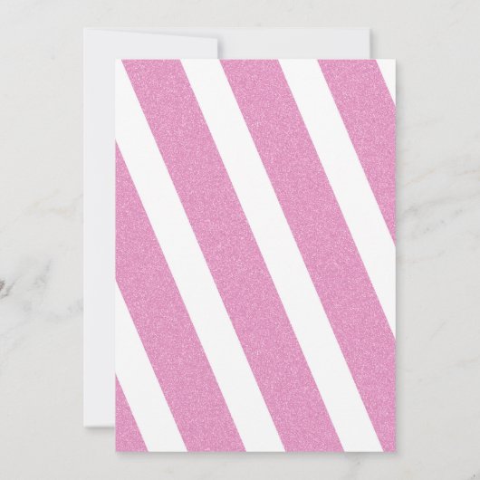 Parties scintillant rose-chaud des invitations de  (Dos)