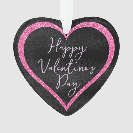 Parties scintillant rose chaud sur la Saint-Valent (devant)