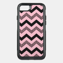 Parties scintillant rose Chevron iPhone 8/7 Otterb