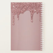 Parties scintillant Rose de luxe à goutte d'or Mon (Dos)