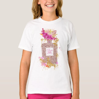 Parties scintillant rose de luxe Parfum 1 T-shirt