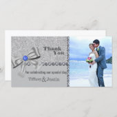 Parties scintillant, Rose, Diamants & Bow Merci Ca (Devant / Derrière)