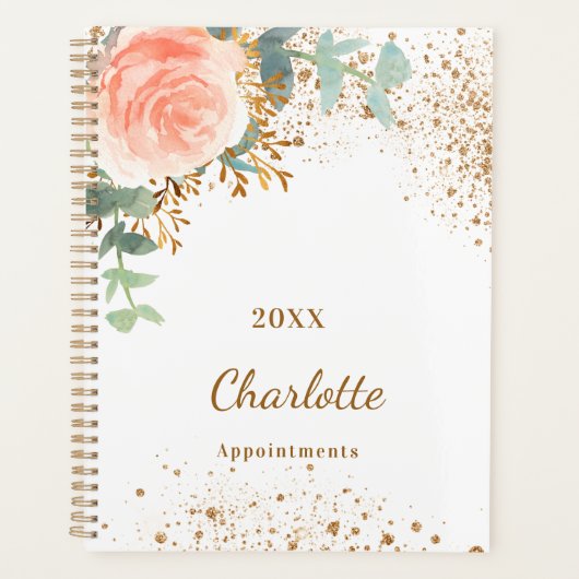 parties scintillant rose d'or floral eucalyptus mo (Devant)