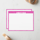 Parties scintillant rose Elégant Modèle Design mod (Devant/Arrière en situation)