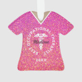 Parties scintillant rose ergothérapeute personnali (dos)