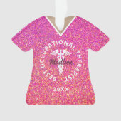 Parties scintillant rose ergothérapeute personnali (devant)