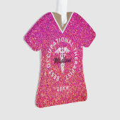 Parties scintillant rose ergothérapeute personnali (devant)