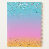 Parties scintillant rose et argent chaud Personnal (Dos)