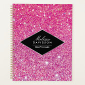 Parties scintillant rose et carnet de rendez-vous  (Devant)