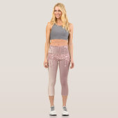 Parties scintillant rose Gold Blush Leggings + Tex (Recto)