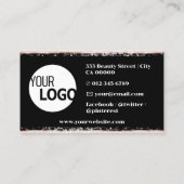 Parties scintillant Rose Gold Étiquettes de produi (Dos)