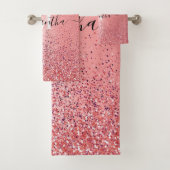 Parties scintillant rose Gold Foil (En situation)