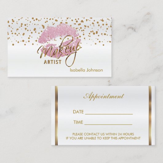 Parties scintillant rose Lèvres Rendez-vous Annexe (Devant / Derrière)