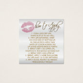 Parties scintillant rose lèvres sur blanc - Commen (Devant)