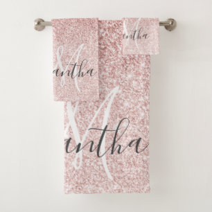 Parties scintillant rose moderne étincelles Nom pe