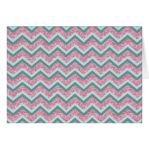 Parties scintillant rose Motif ZigZag