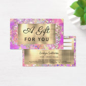 Parties scintillant rose opale carte cadeau (Bureau)