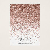 Parties scintillant rose or à oreille bijoux à aff (Dos)