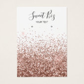 Parties scintillant rose or à oreille bijoux à aff (Devant)