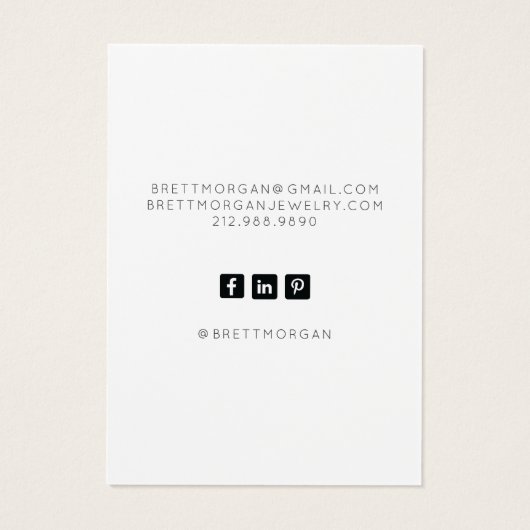 Parties scintillant rose or Agate Bijoux Display C (Dos)