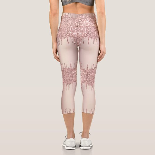 Parties scintillant rose or Blush Leggings brillan (Verso)