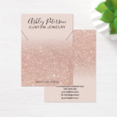 Parties scintillant rose or chic collier étalage (Bureau)