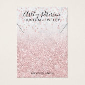 parties scintillant rose or marbre chic oreille (Devant)