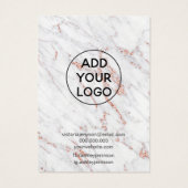 parties scintillant rose or marbre luxe oreille éc (Dos)