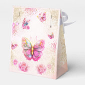 Parties scintillant rose papillon Ballotins Baby s (Arrière)