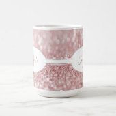 Parties scintillant rose Personnaliser la Mug de c (Centre)