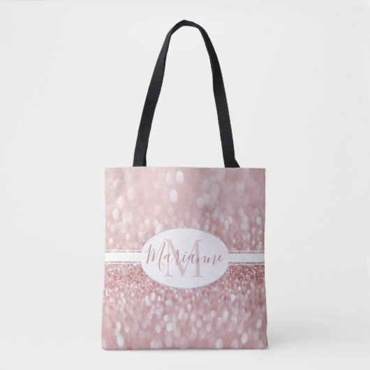 Parties scintillant rose Personnaliser le Sac four (Devant)