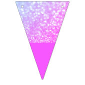 Parties scintillant rose, rose drapeaux d'annivers (Premier drapeau)