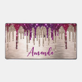 Parties scintillant rose rouge mignonne moderne Dr (Recto)