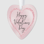 Parties scintillant rose Script romantique Saint V (devant)