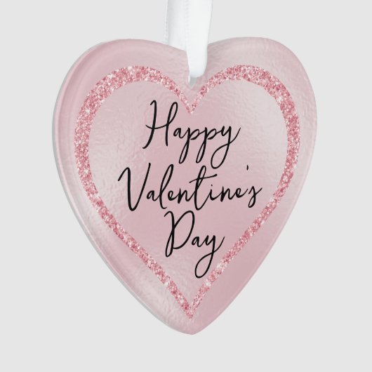 Parties scintillant rose Script romantique Saint V (devant)