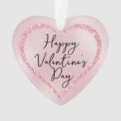 Parties scintillant rose Script romantique Saint V (dos)