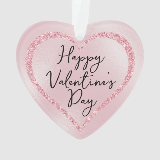 Parties scintillant rose Script romantique Saint V (dos)