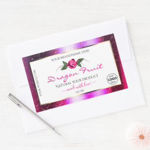 Parties scintillant rose violet Étiquettes de prod